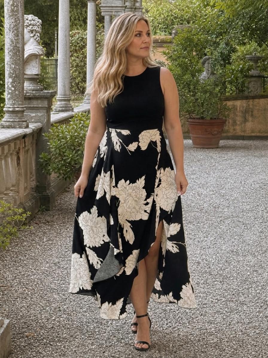Klasen | Robe Midi Fleurie