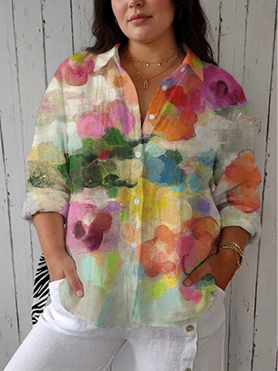 Prenda Caroline – Watercouleur Fleural Blouse