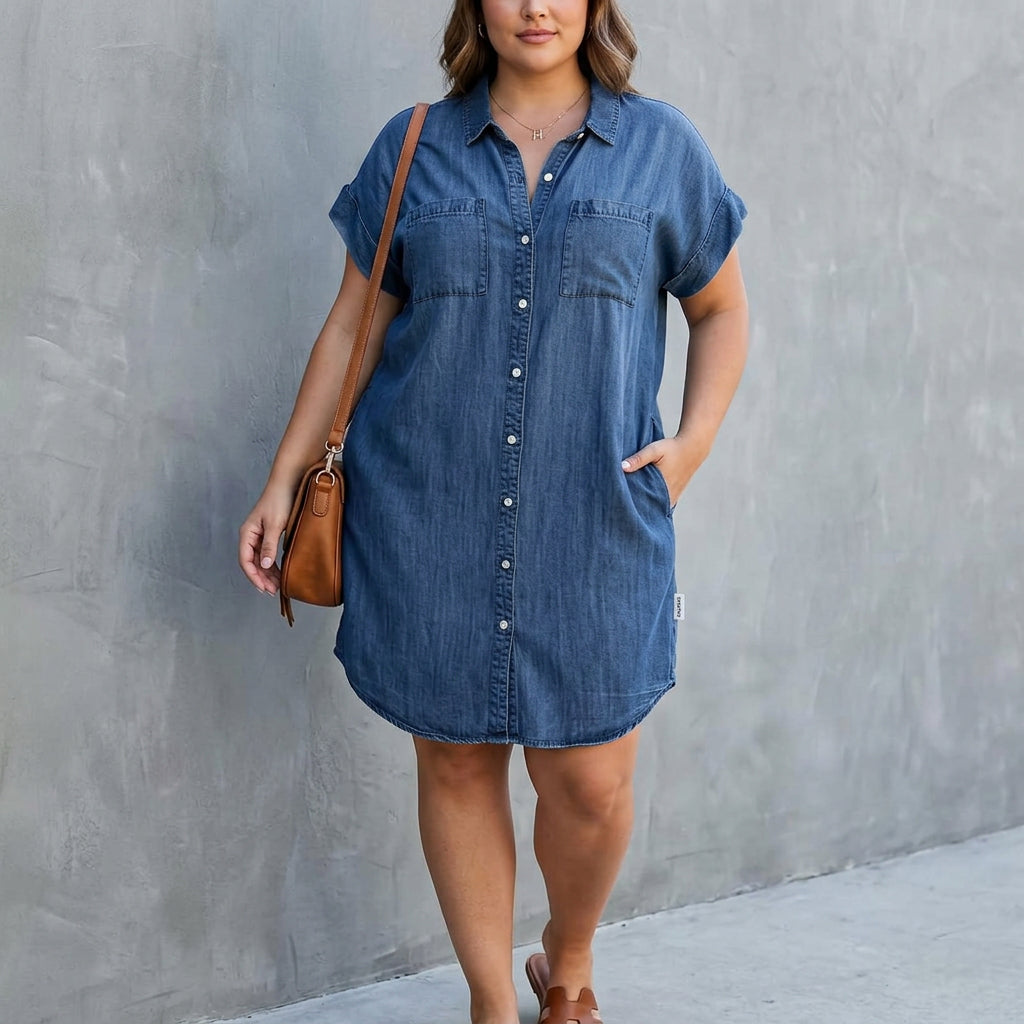 Helen | Robe Chemise Boutonnée