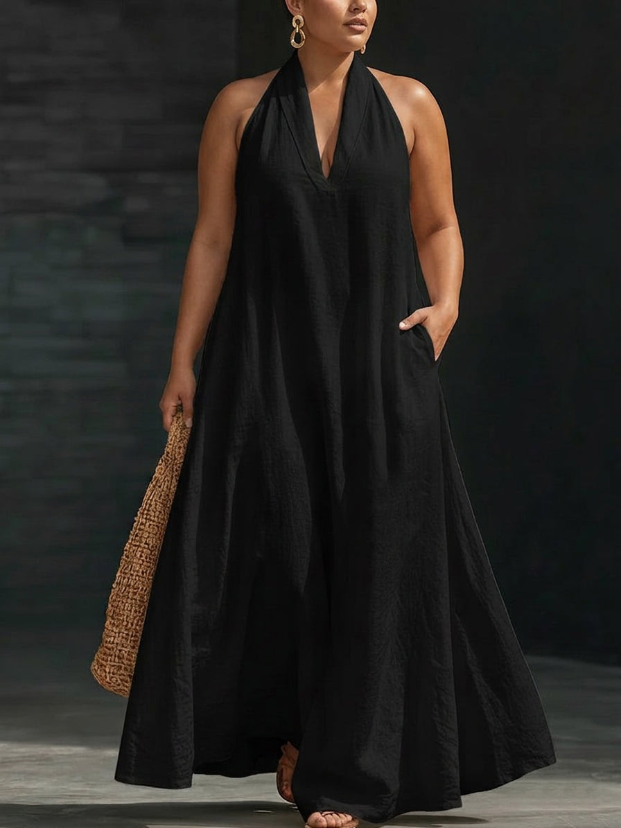 Aveline | Robe Maxi Col Halter