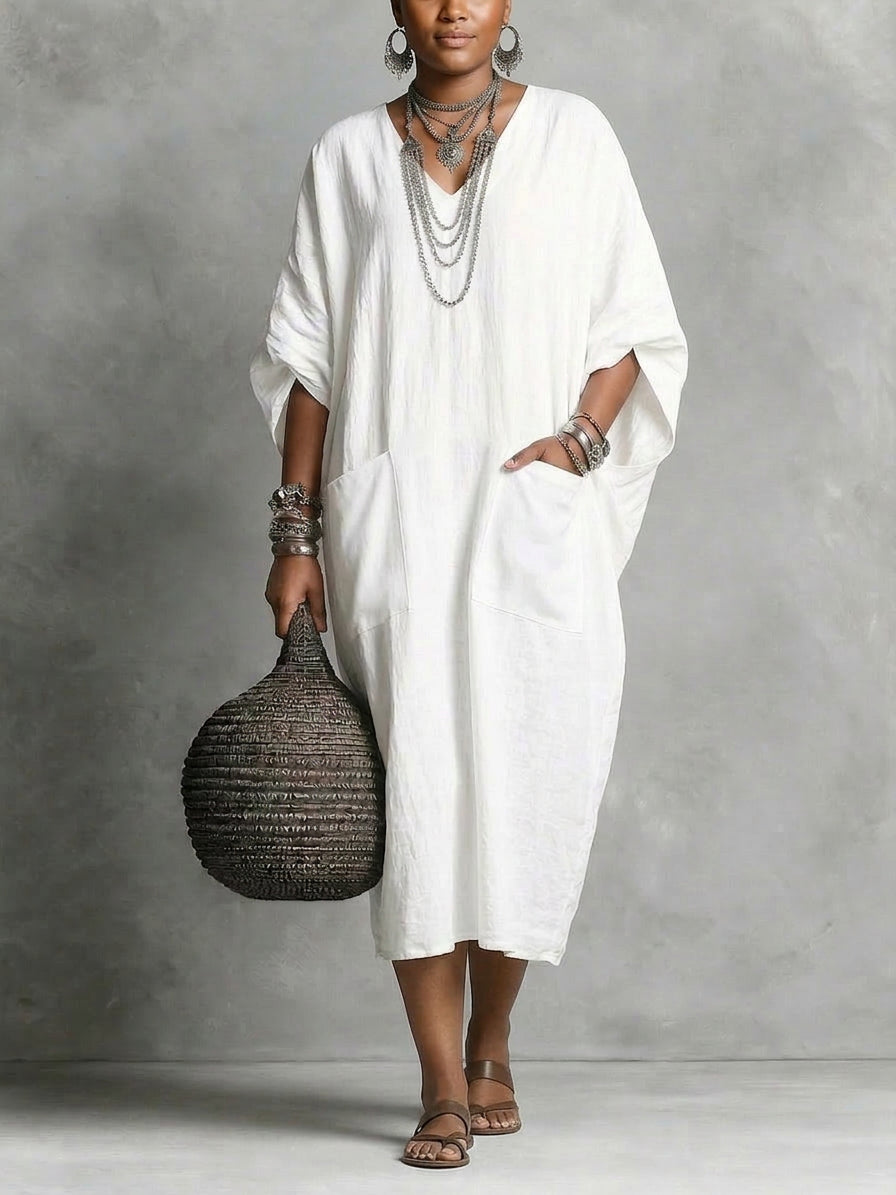Kaia | Robe Maxi Caftan Décontractée