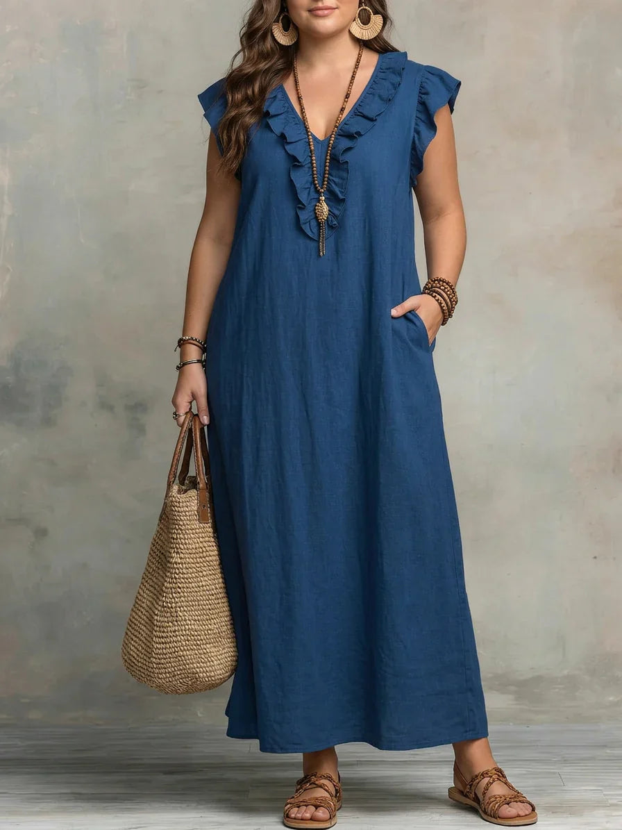 Sienna | Robe Maxi Bohème à Volants