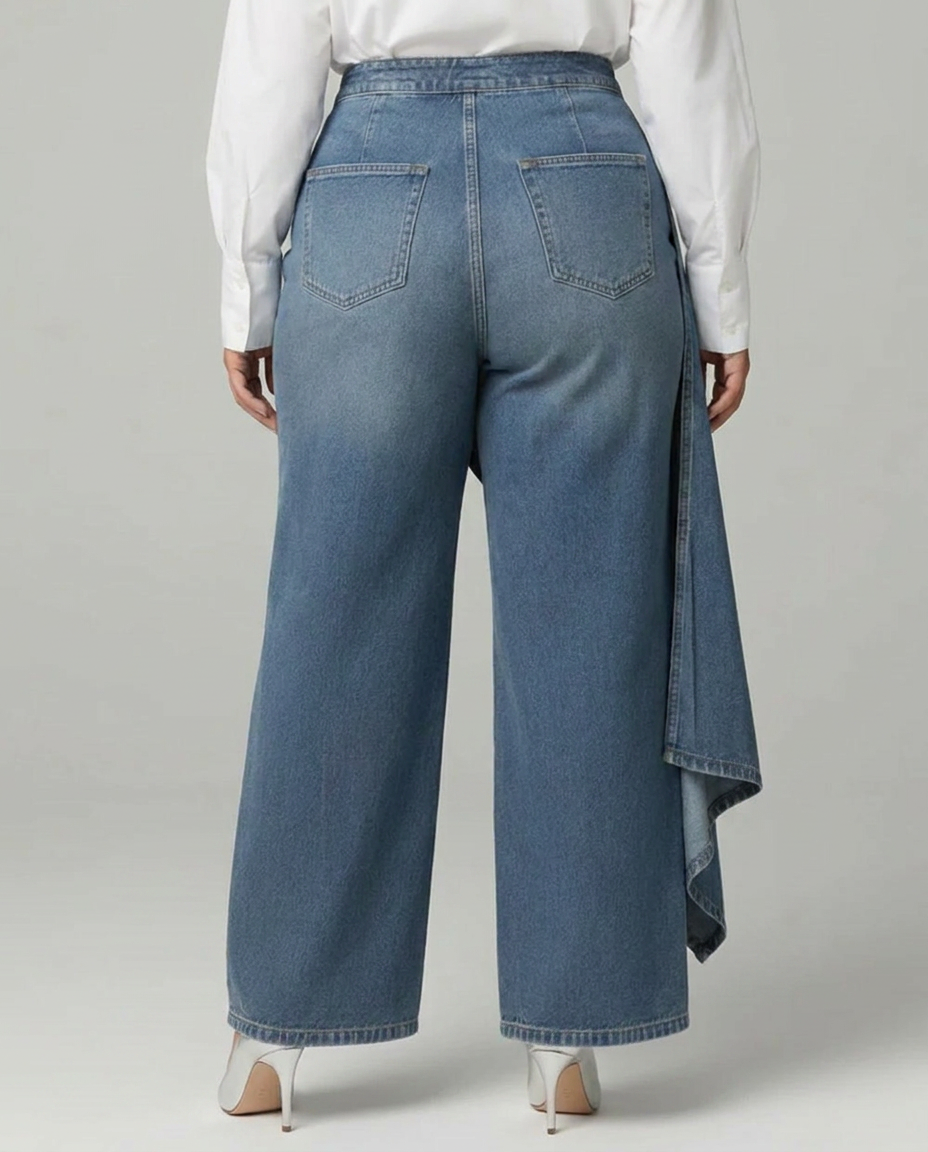 Audrey | Pantalon en Jean Portefeuille