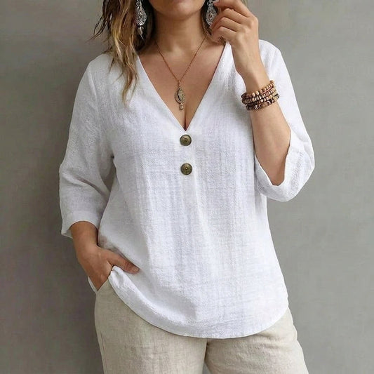 Sofia | Blouse Décontractée Unie