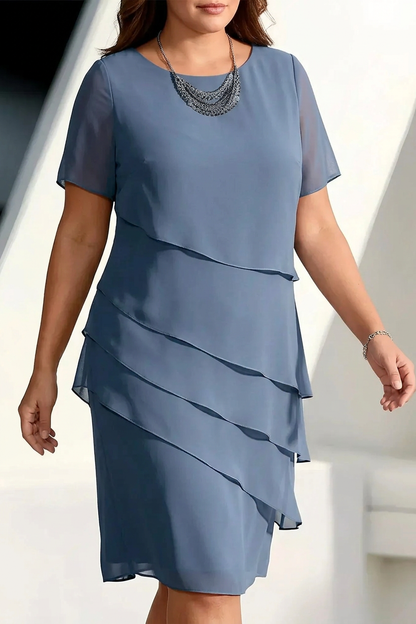 Linda | Robe Confortable Élégante à Volants