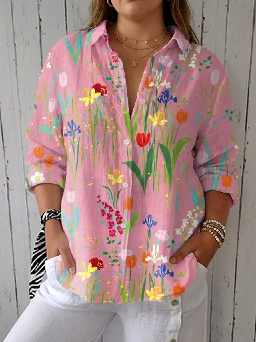 Lynda | Blouse Brise en Fleurs
