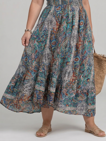 Marisela | Robe Midi Paisley