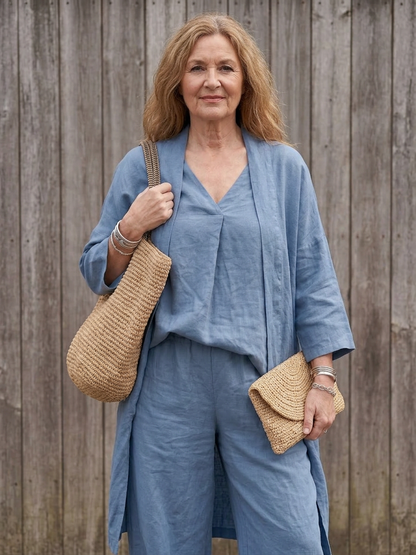 Onyx | Ensemble Tunique Ample et Pantalon Large