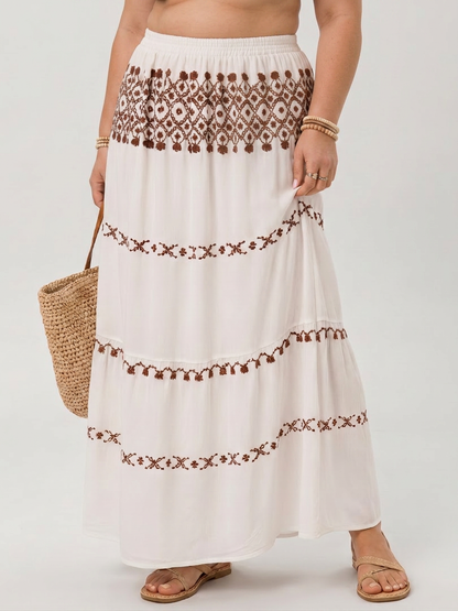 Silon | Robe Midi Brodée