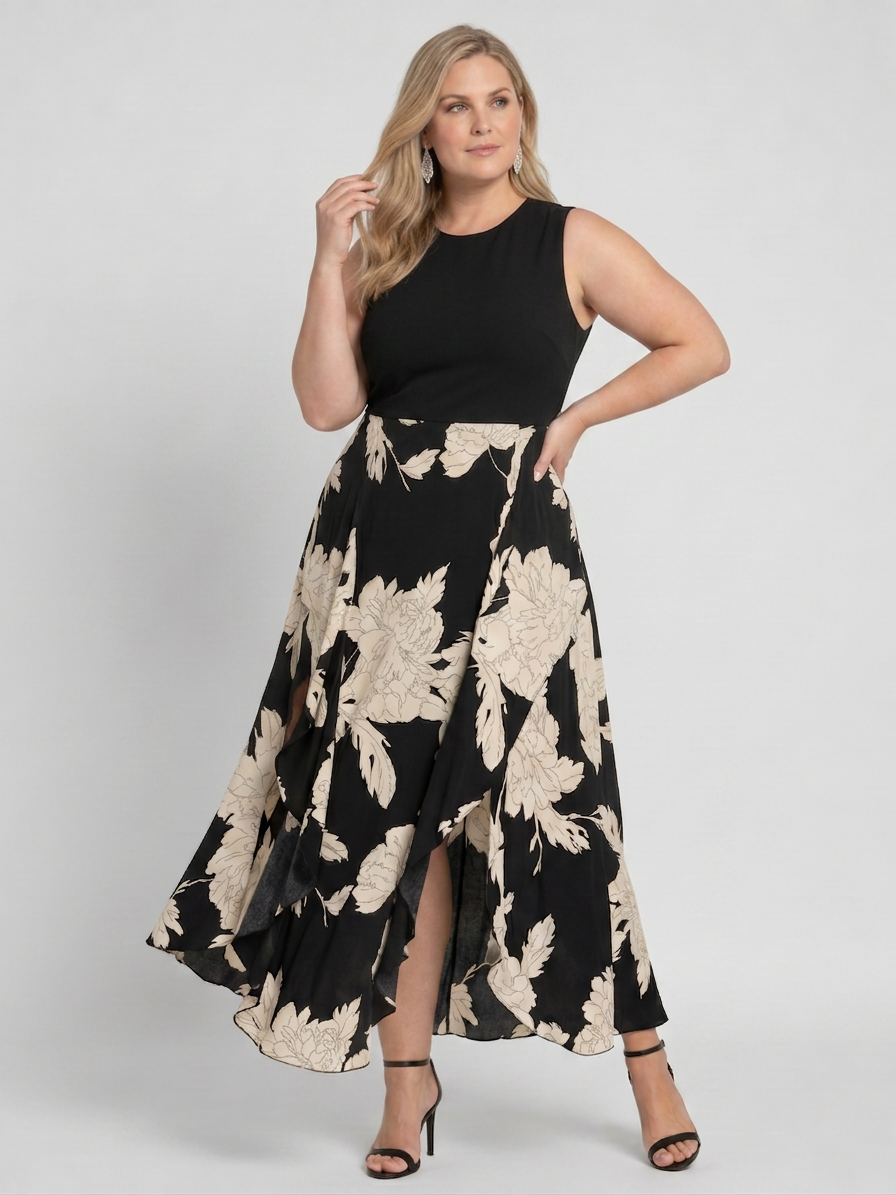 Klasen | Robe Midi Fleurie