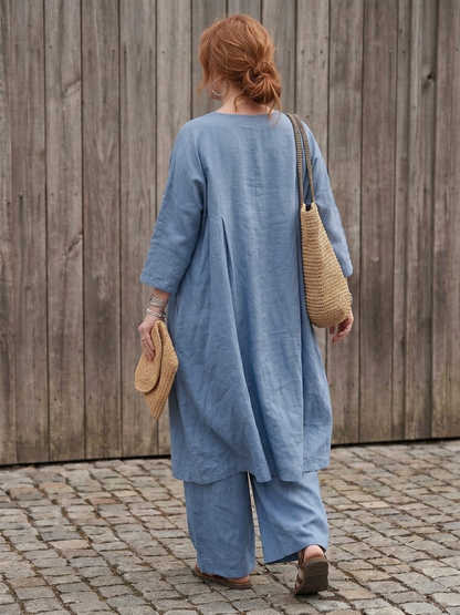Onyx | Ensemble Tunique Ample et Pantalon Large