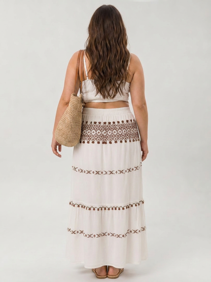 Silon | Robe Midi Brodée