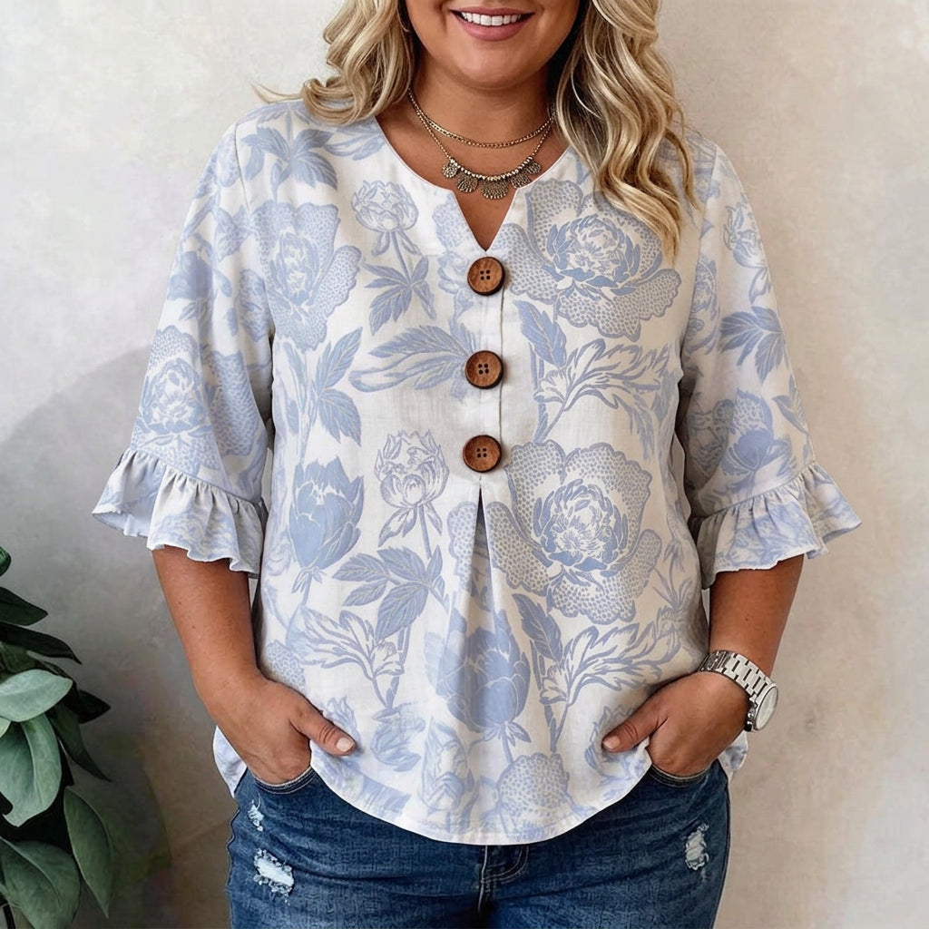 Aria | Blouse Fleurie Vintage
