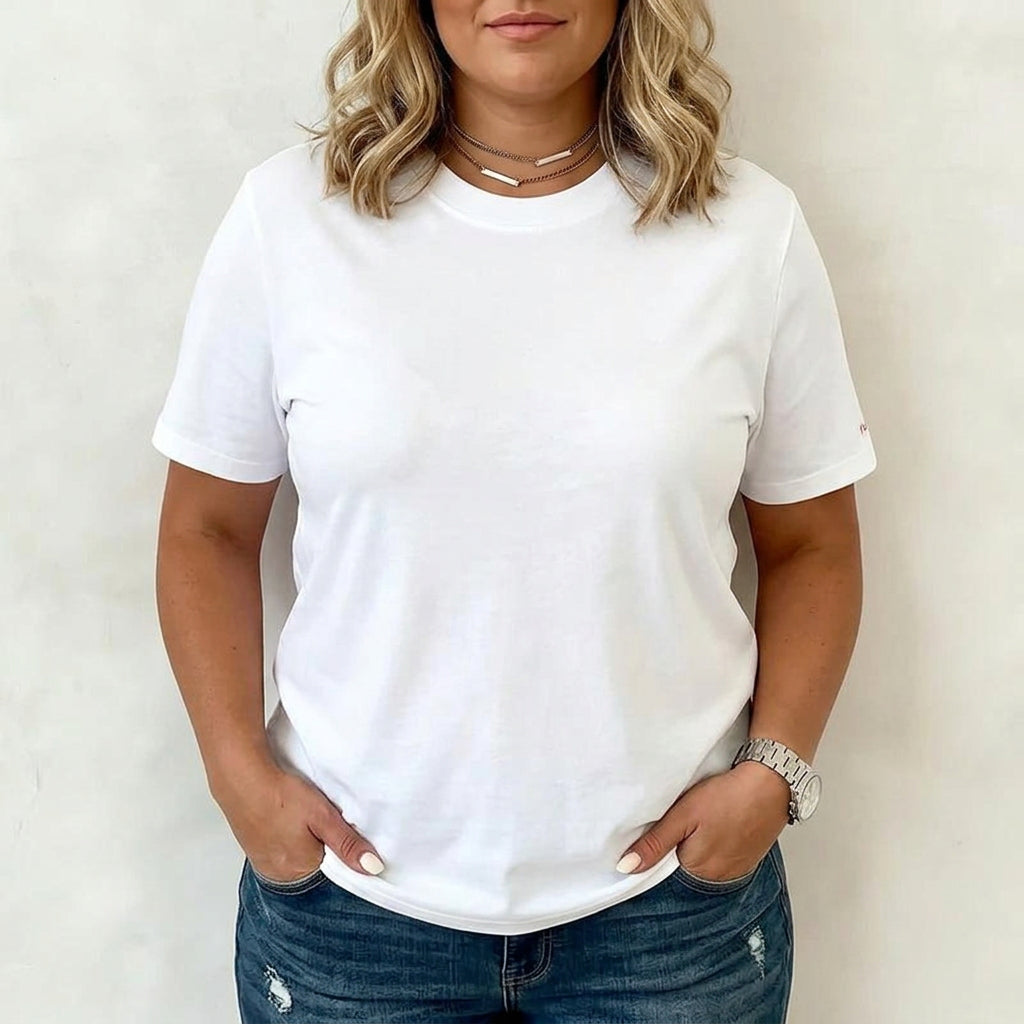 Mila | T-shirt Décontracté Uni