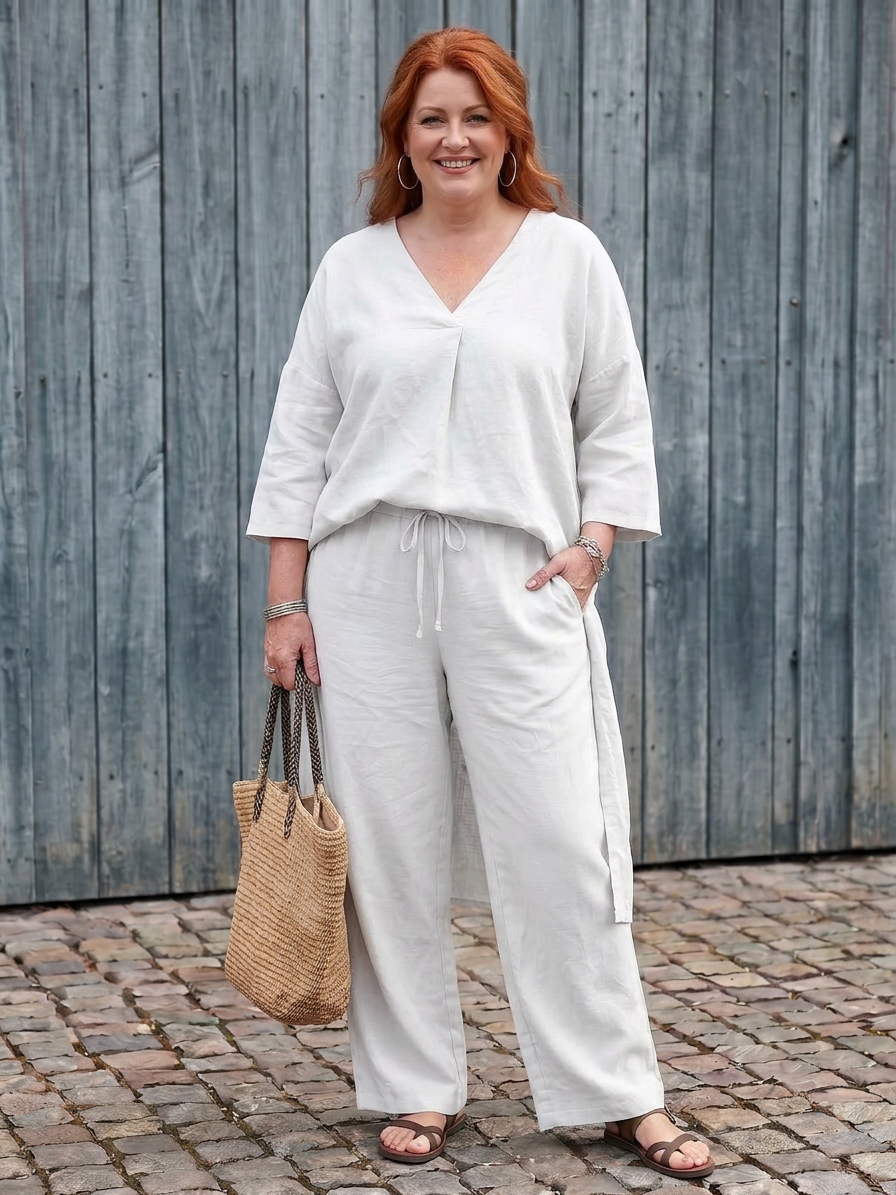 Onyx | Ensemble Tunique Ample et Pantalon Large