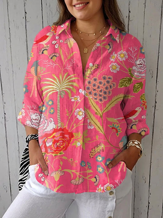 Blouse Tropical Fleural Elizabeth