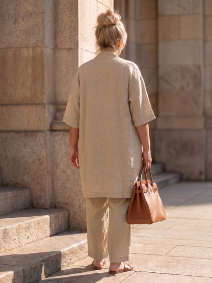 Yael | Ensemble Trois Pièces Décontracté Top et Pantalon