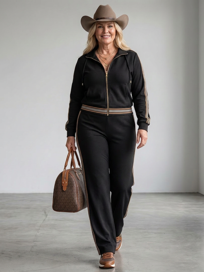 Malory | Combinaison Zippée à Taille Ajustée