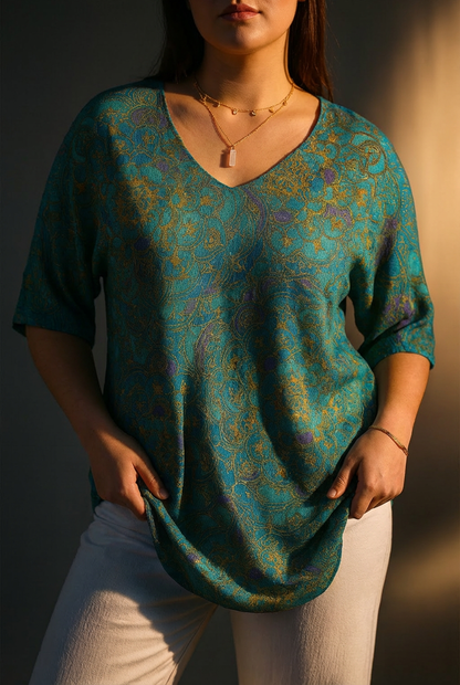 Fabiola | Top de Maille Arte Retro