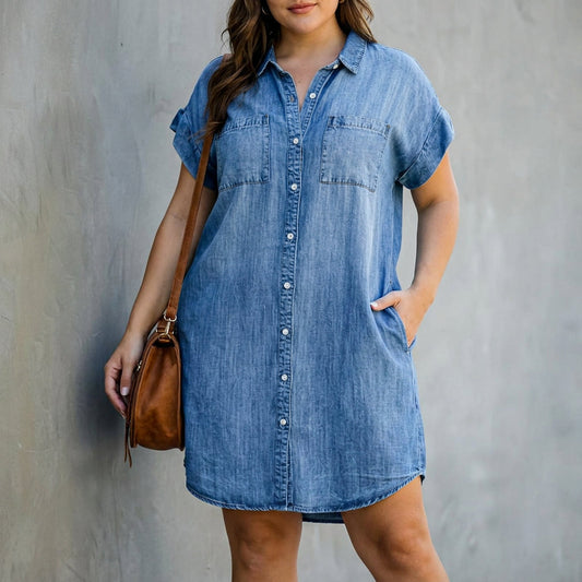 Helen | Robe Chemise Boutonnée