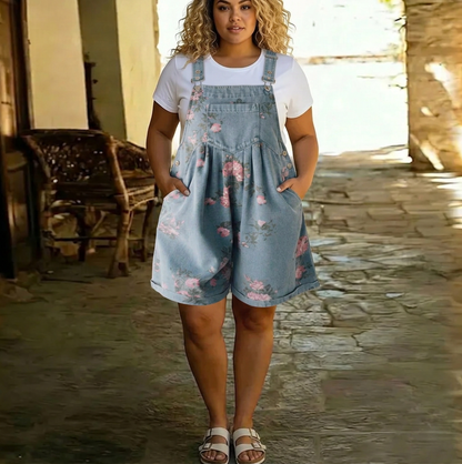 Judy | Combinaison en Jean Fleurie Vintage
