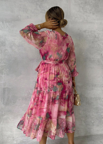Meli | Robe Portefeuille à Imprimé Fleuri