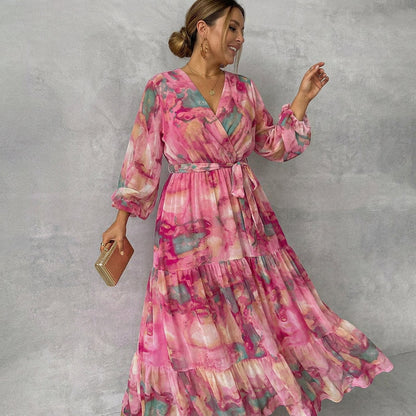 Meli | Robe Portefeuille à Imprimé Fleuri