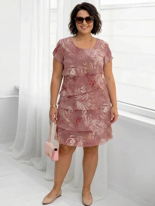 Deborah | Robe Confortable Élégante à Volants