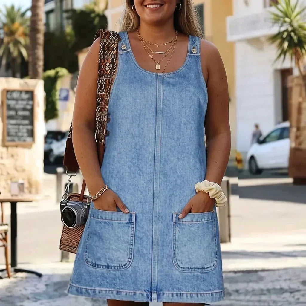 Saylor | Robe Effet Jean Décontractée