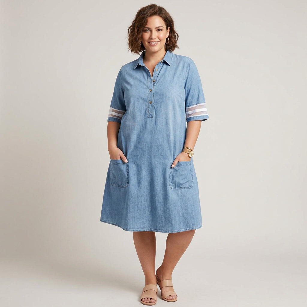 Brittany | Robe en Jean Flatteuse