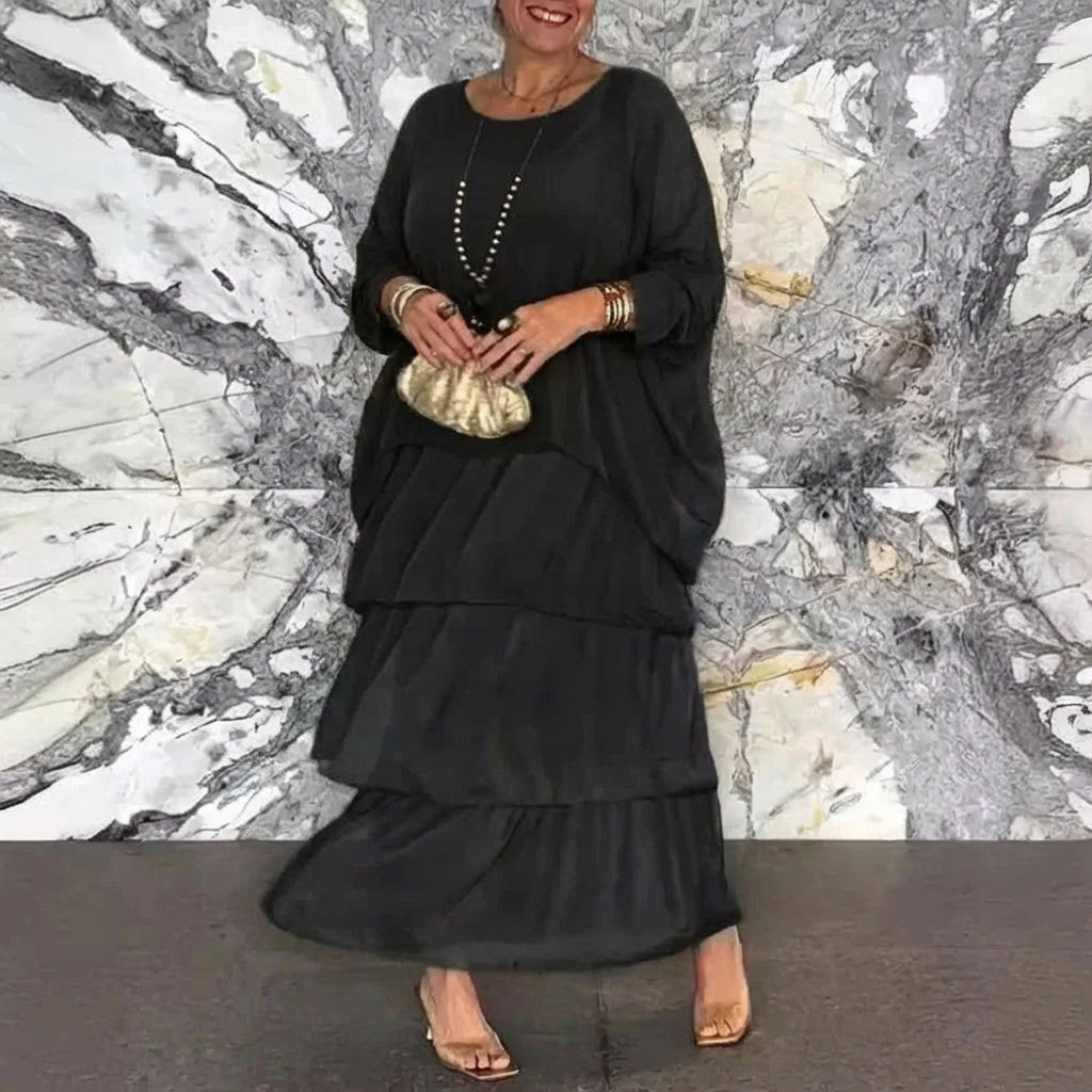 Susan | Robe Longue Fluide et Élégante