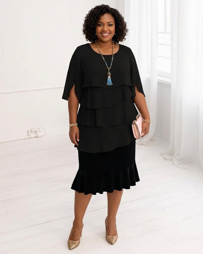 Patricia | Robe Confortable Élégante à Volants