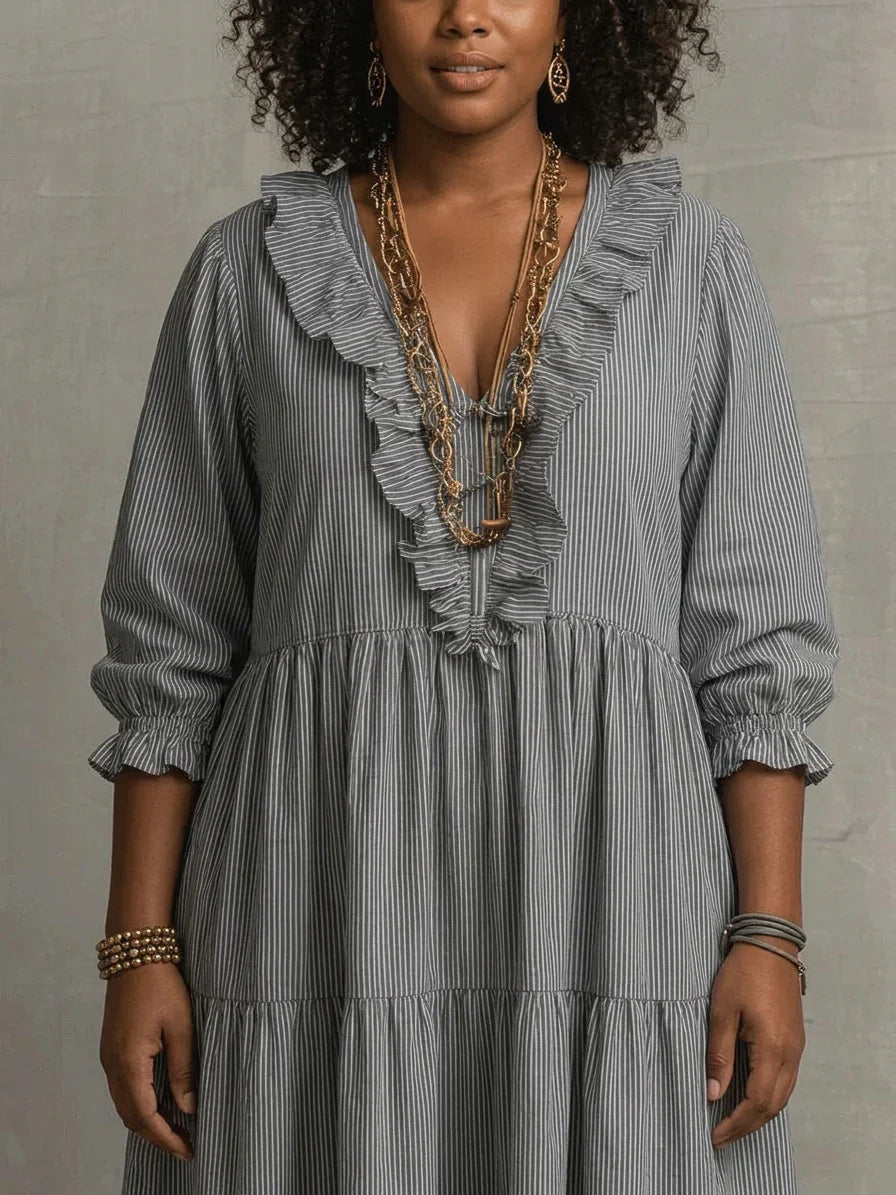 Elowen | Robe Maxi Bohème à Manches Longues