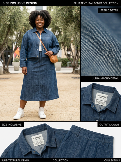 Karen | Robe Longue en Jean Vintage