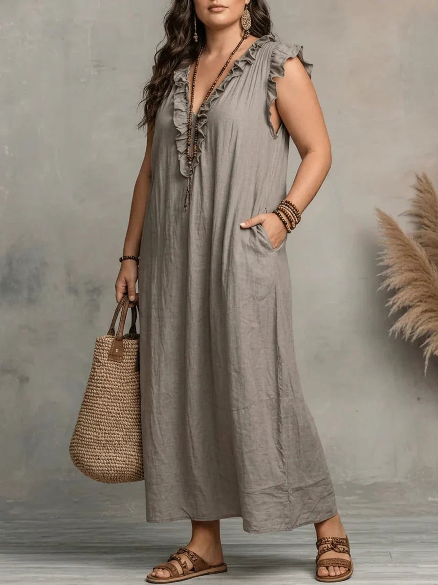Sienna | Robe Maxi Bohème à Volants