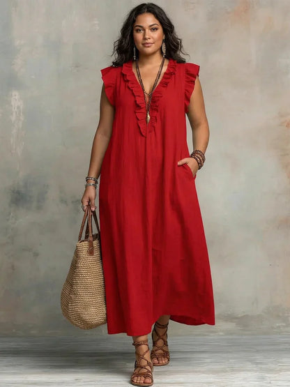 Sienna | Robe Maxi Bohème à Volants
