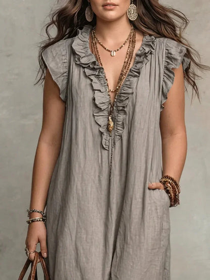 Sienna | Robe Maxi Bohème à Volants