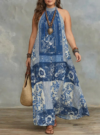 Isla | Robe Maxi Patchwork