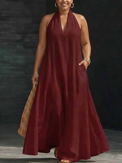 Aveline | Robe Maxi Col Halter