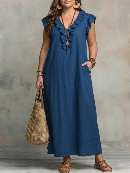 Sienna | Robe Maxi Bohème à Volants