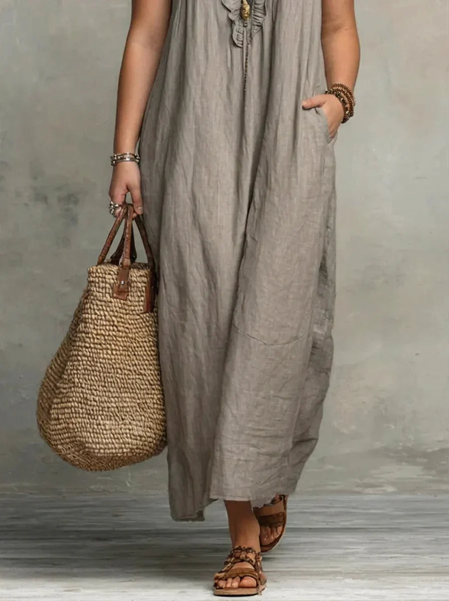 Sienna | Robe Maxi Bohème à Volants
