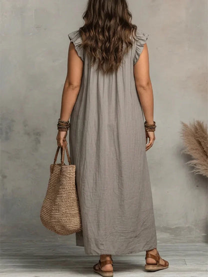 Sienna | Robe Maxi Bohème à Volants