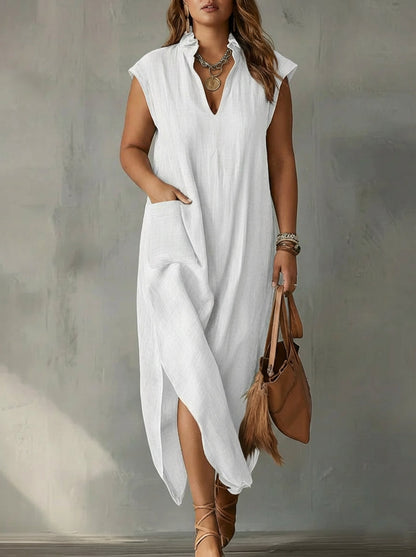 Elara | Robe Maxi Printanière à Volants
