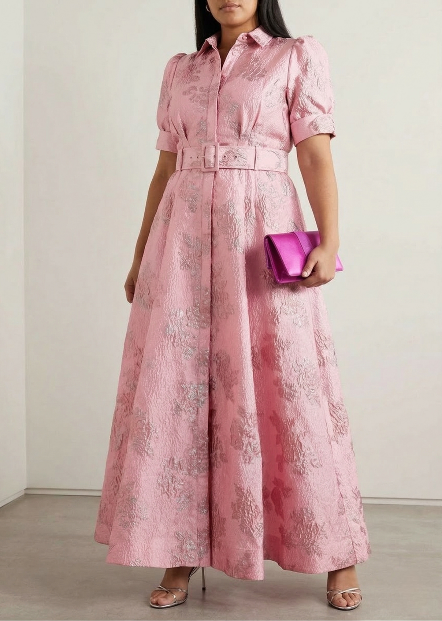 Anabella | Robe à Manches Courtes Bouffantes