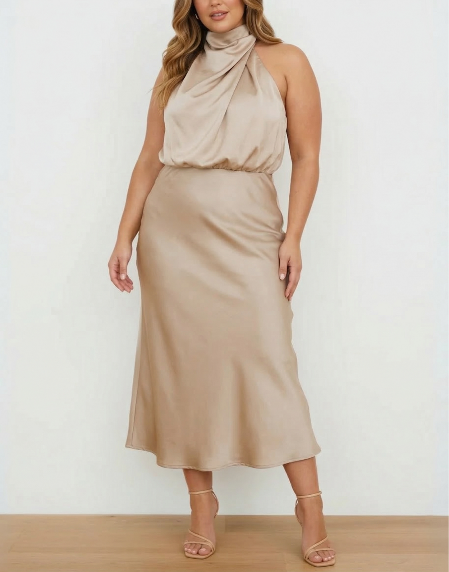 Quentin | Robe Drapée Style Sahara