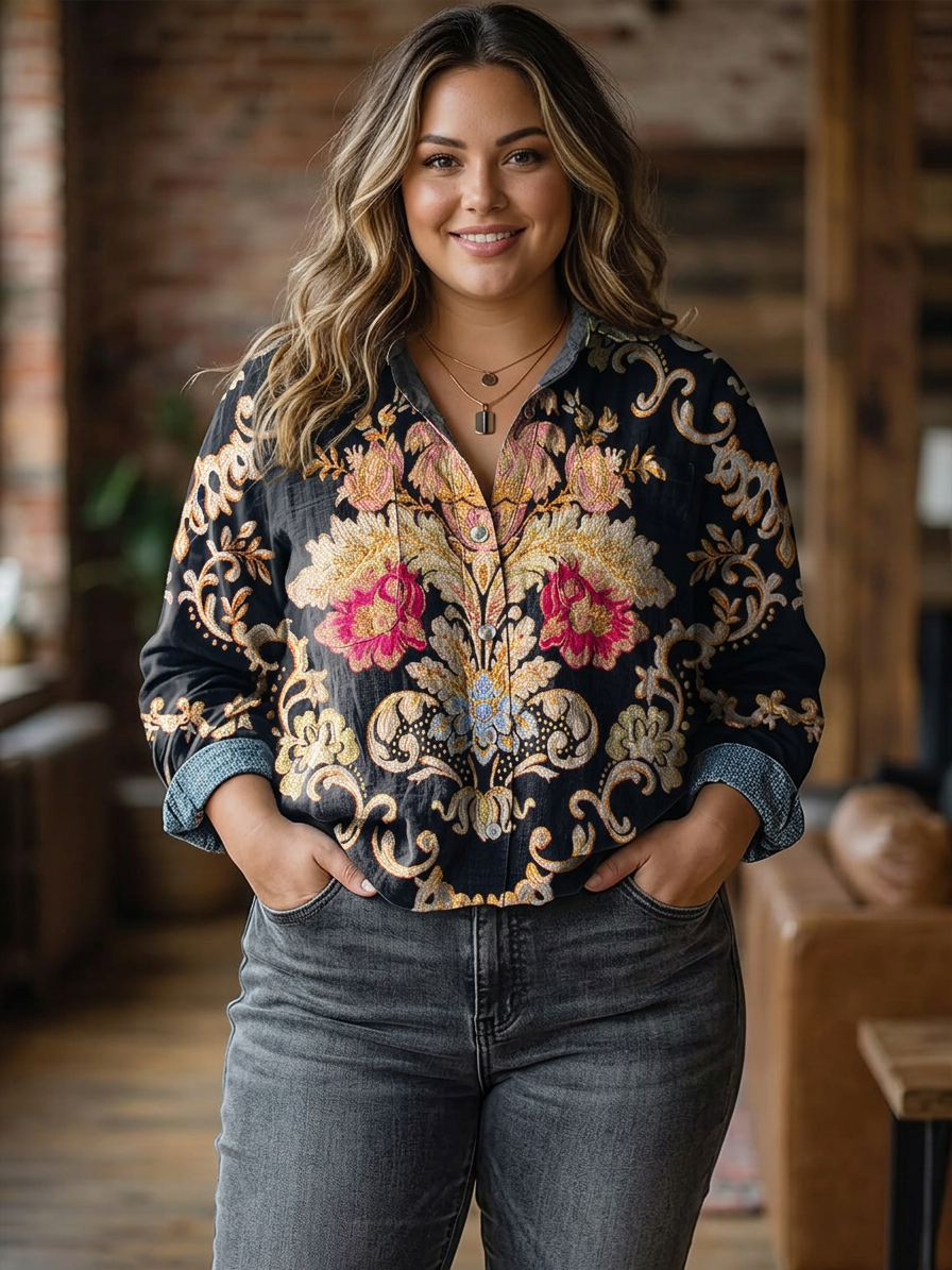 Kathleen | Blouse Fleurie Vintage