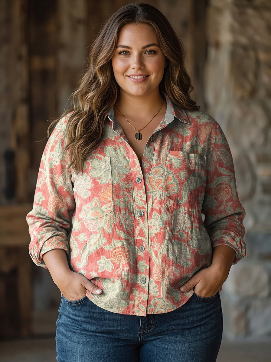 Angela | Blouse Fleurie Vintage