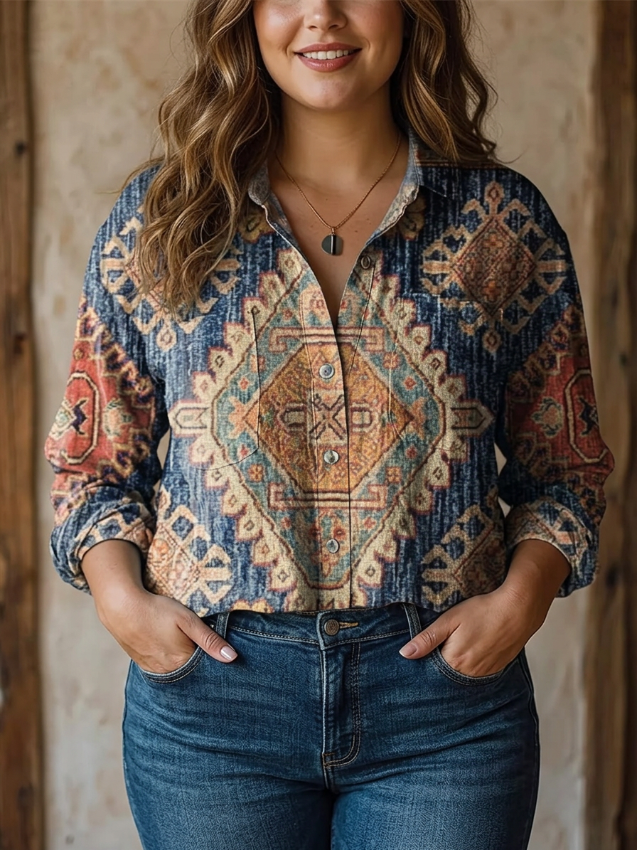 Carolyn | Blouse Fleurie Vintage