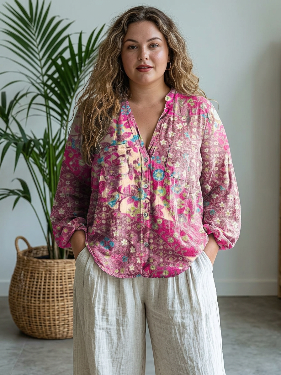 Jane | Blouse Fleurie Vintage