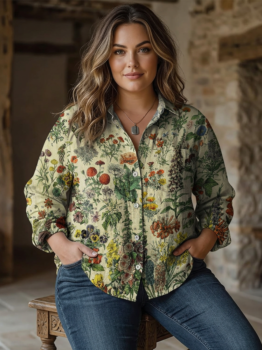 Rebecca | Blouse Fleurie Vintage